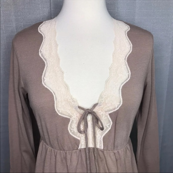 NWT Eberjey Lady Godiva Long Sleeve Tee - Picture 3 of 5